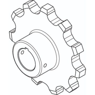 ENGRANAJE DE NORIA 11 DIENTES APTO PARA CH670-MF9790 DIAM 38